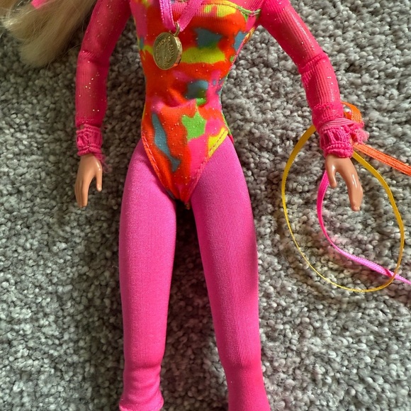 Vintage 1993 Gymnast Barbie Doll - Picture 3 of 7